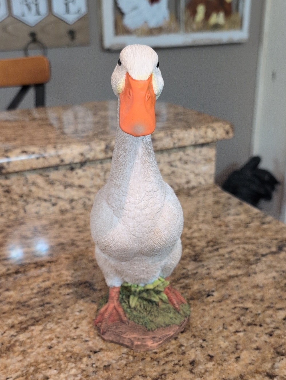 Resin White Goose (Porch Goose) - Picture 4 of 6